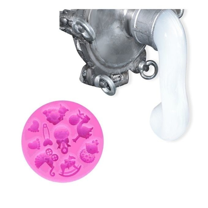  liquid rubber silicone molding 17 KN/M Tear Strength For Fabric